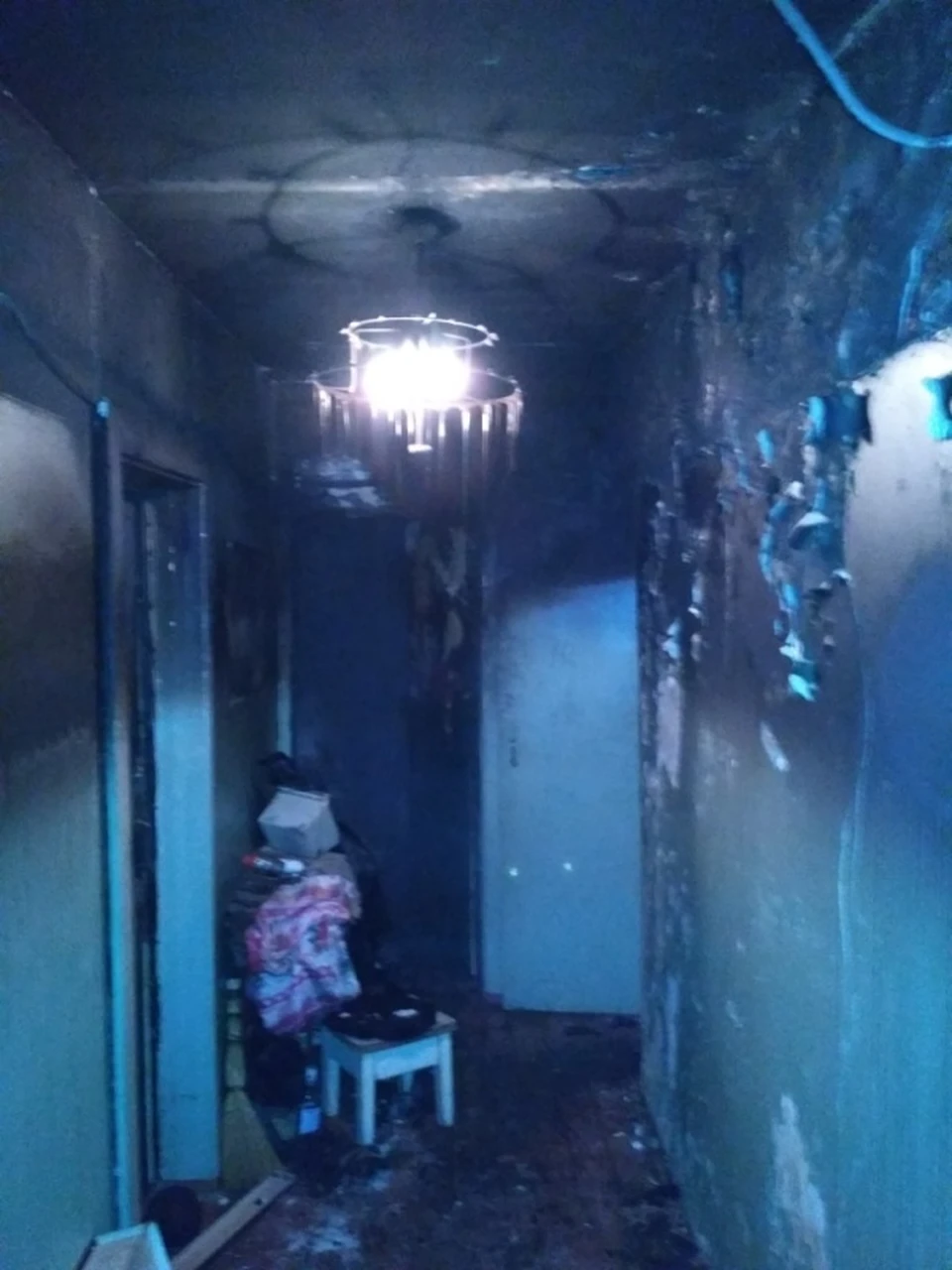 В Киржачском районе сгорела квартира, а во Владимире пожар возник в дымоходе