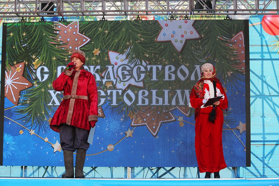 В Приморье на праздник выпал снег. Фото: мэрия Владивостока