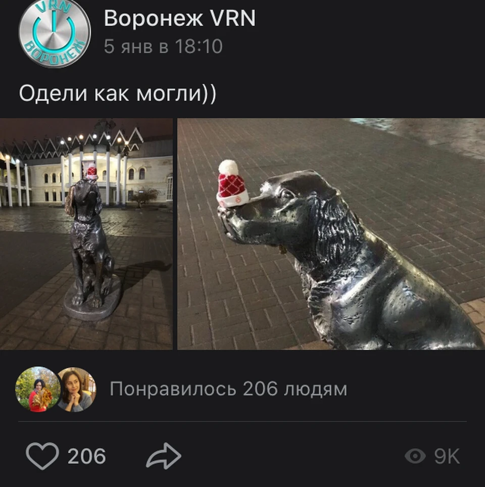 Фото: скриншот соцсети.