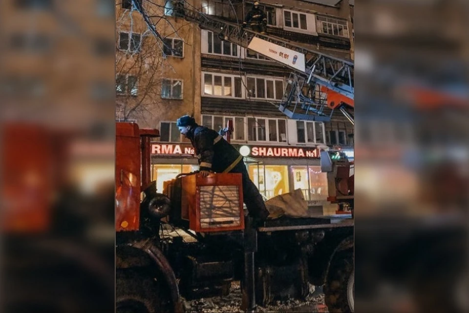 Пострадавших во время пожара не было. Фото: Instagram @chp_59