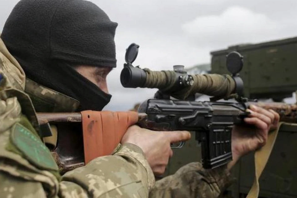 Украинское командование на место танков и гаубиц поставило снайперов. Фото: news-front.info