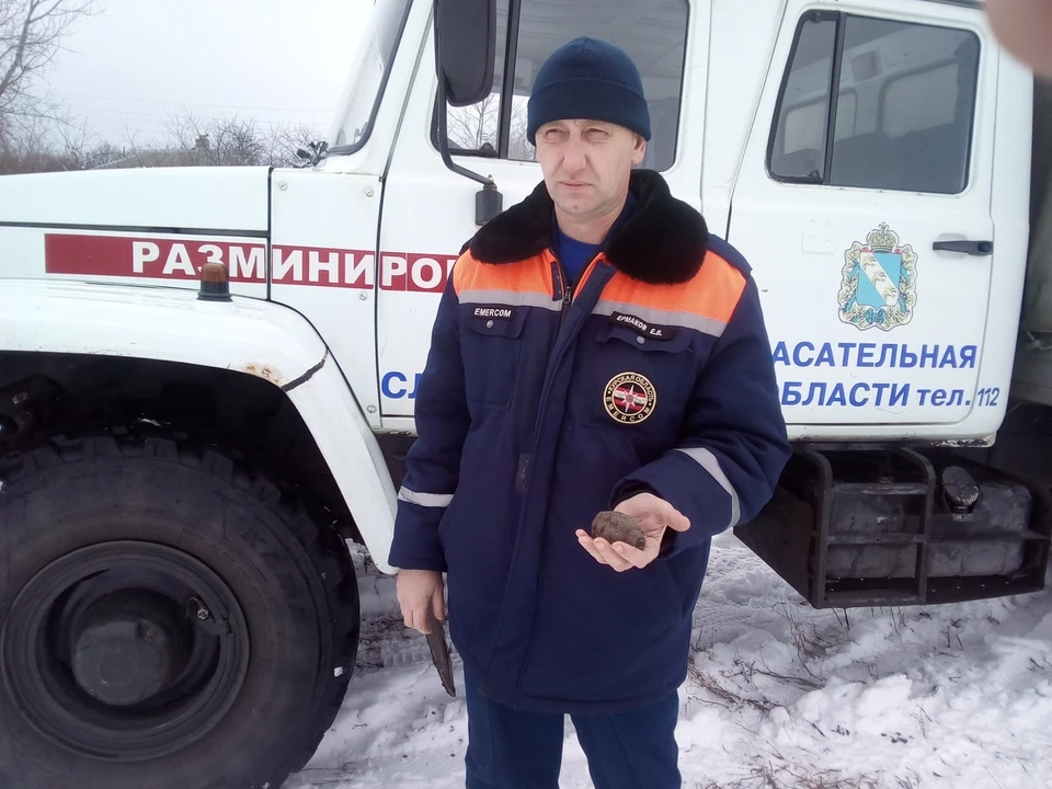 Саперы изъяли гранату Ф-1