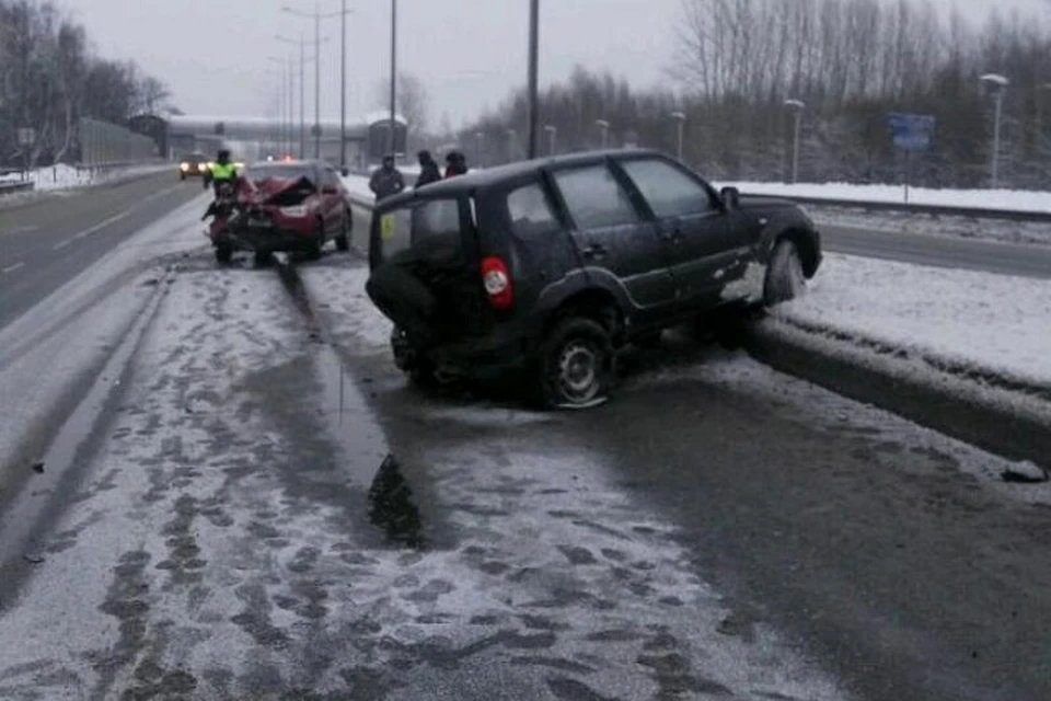 Авария произошла рано утром 22 января. Фото: ГУ МВД по Пермскому краю