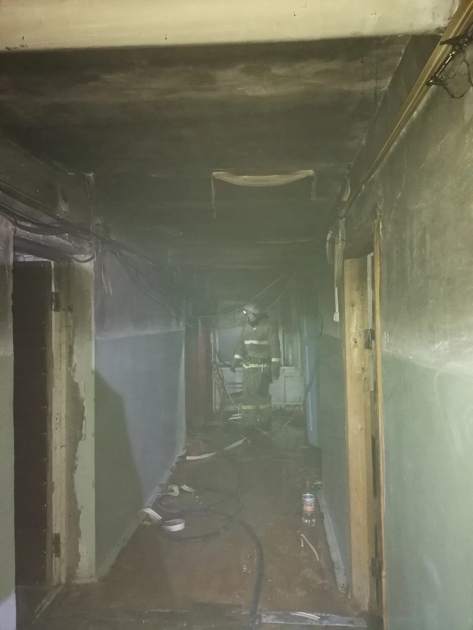 Спасатели эвакуировали 25 человек из-за пожара в Мценске. Фото: пресс-служба МЧС России по Орловской области