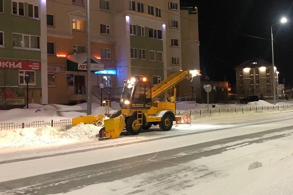 Снега в Салехарде в этом году в два раза больше, чем обычно Фото: Администрация Салехарда