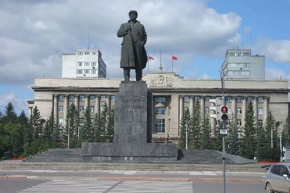Памятник Ленину уберут с площади Революции в Красноярске. Фото: официальный портал правительства Красноярского края.