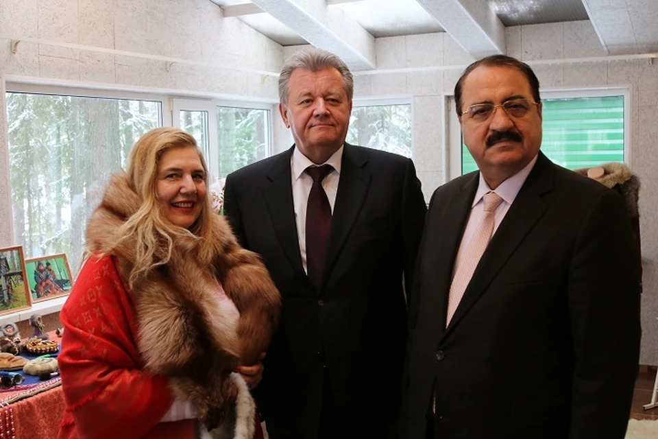 Посол Сирии в России впечатлился жителями Югры и всеми россиянами. Фото администрации Нижневартовска.