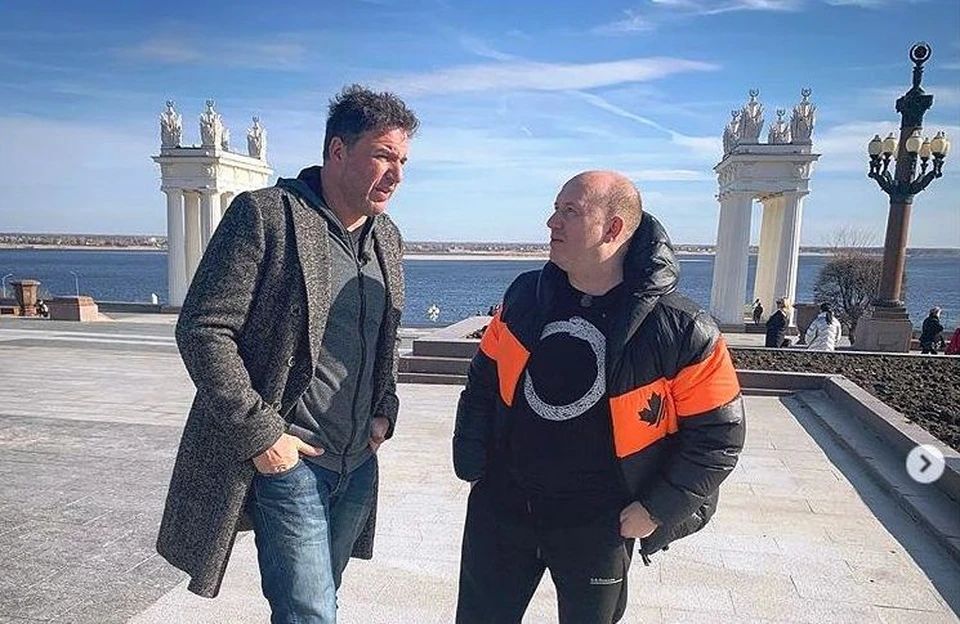 Виторган признался, что давно мечтал побывать в Волгограде. Фото с личной странички актера.