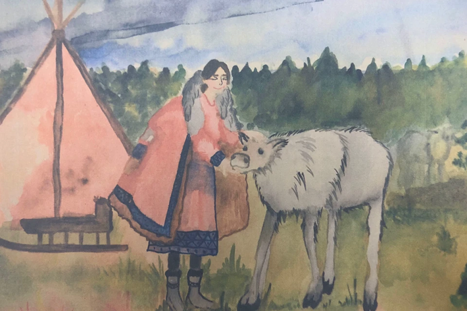 На Ямале для иллюстрации книги о фермерстве выбрали детские рисунки Фото: yanao.ru