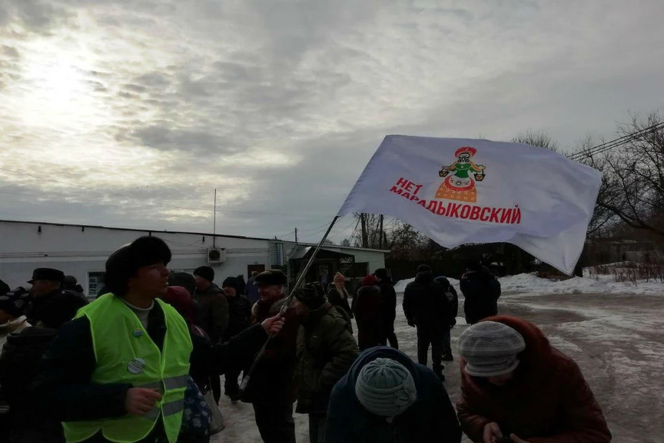 Экоактивистам не разрешили проводить митинг против строительства ПТК «Марадыковский» 15 марта на Театральной площади. Фото: vk.com/stopmaradykovsky
