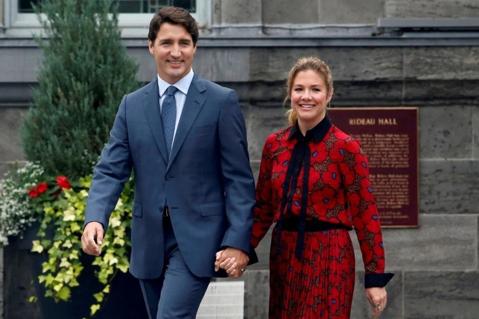 Премьер Канады Джастин Трюдо с женой Софи