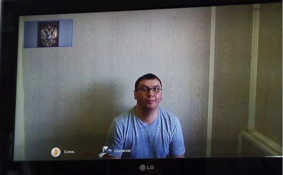 Сергей Колодяжный общался с судом по видеосвязи.