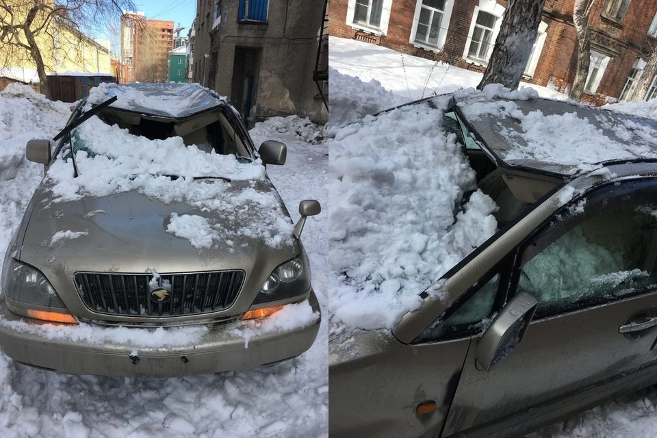 Авто серьезно повреждено.