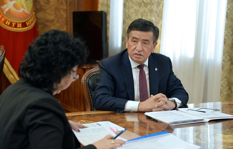 Президент принял министра финансов Бактыгуль Жеенбаеву.
