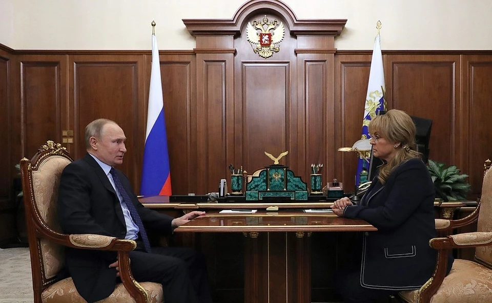 Глава ЦИК Элла Панфилова доложила о готовности к проведению голосования.
