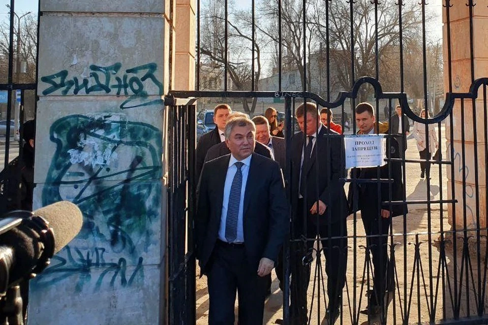 Володин приехал в Саратов, где сегодня диагностировали первое заболевание коронавирусом