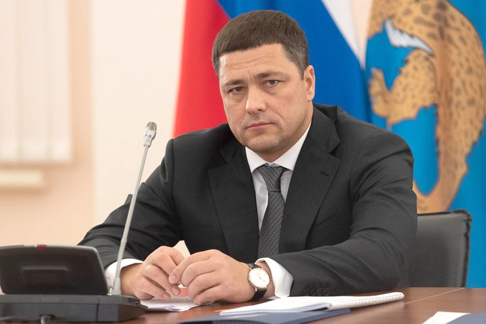 Михаил Ведерников готов пресекать попытки саботажа карантина на корню. Фото пресс-службы администрации Псковской области.
