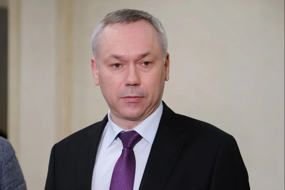 Губернатор Андрей Травников. Фото: пресс-служба Новосибирской области