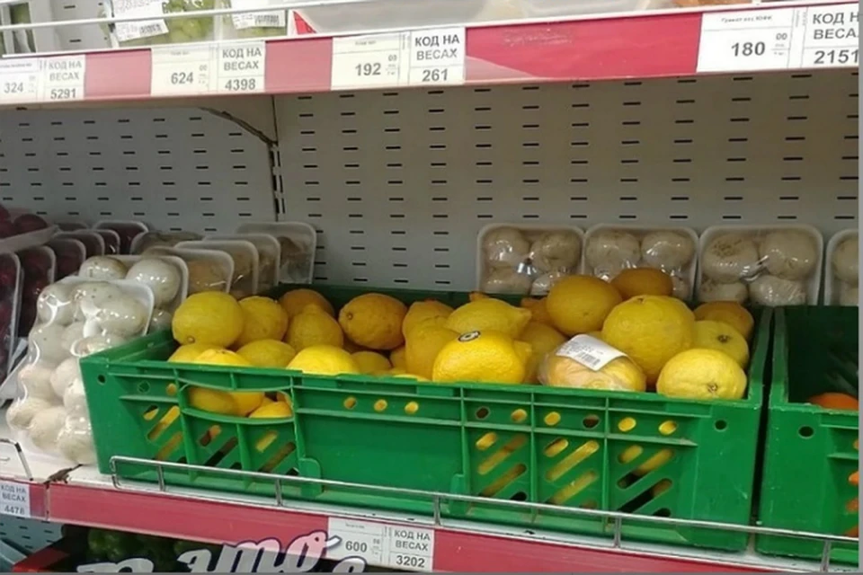 Взлет цены на лимоны подтвердили в ФАС. Фото: соцсети