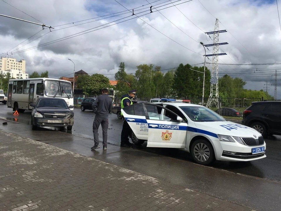 На Московском шоссе в Рязани произошло массовое ДТП.