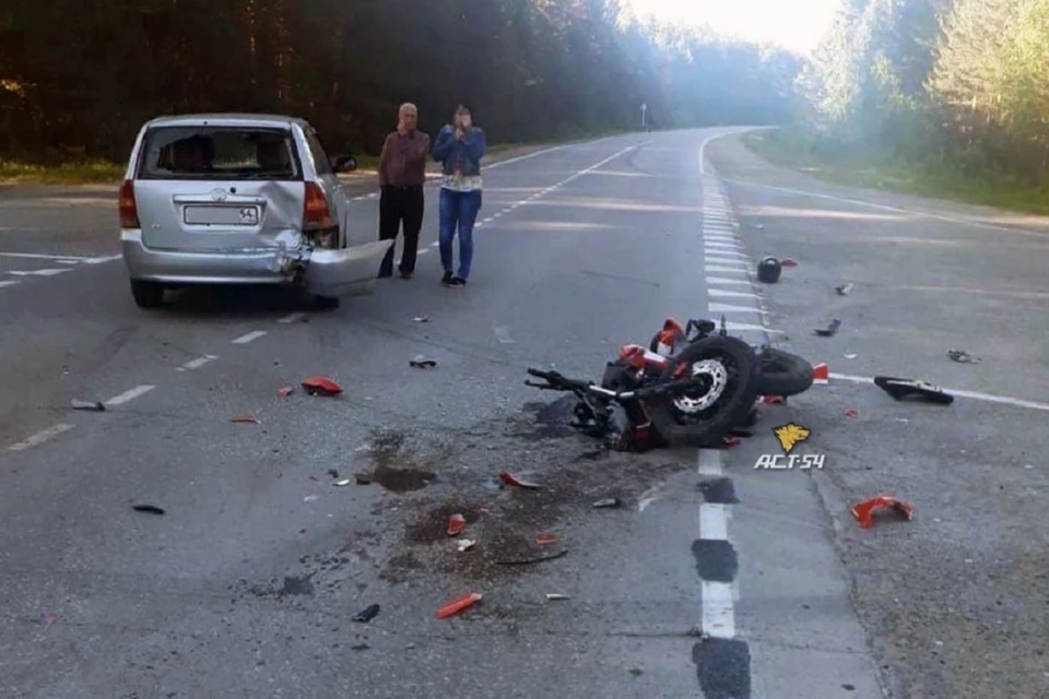 Под Новосибирском погибла 16-летняя девушка, пассажирка мотоцикла.