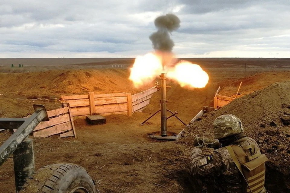 Украинские вояки вновь открыли огонь из тяжелого вооружения по городам и поселкам ДНР. Фото Пресс-центр штаба ООС