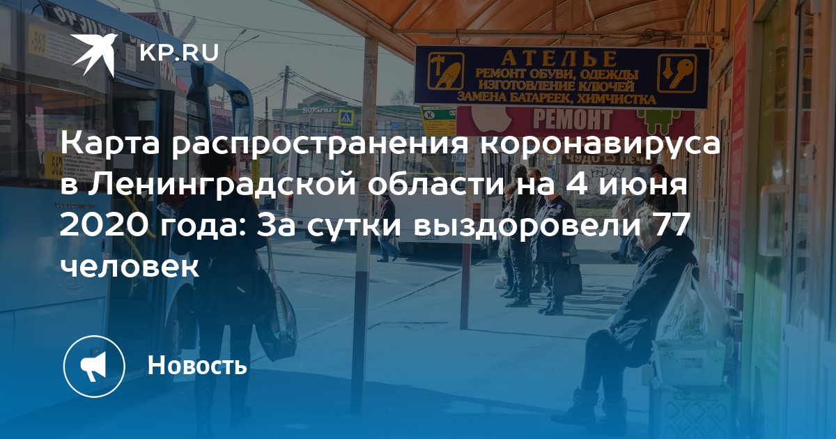 Карта распространения коронавируса в ленинградской области на сегодня по районам