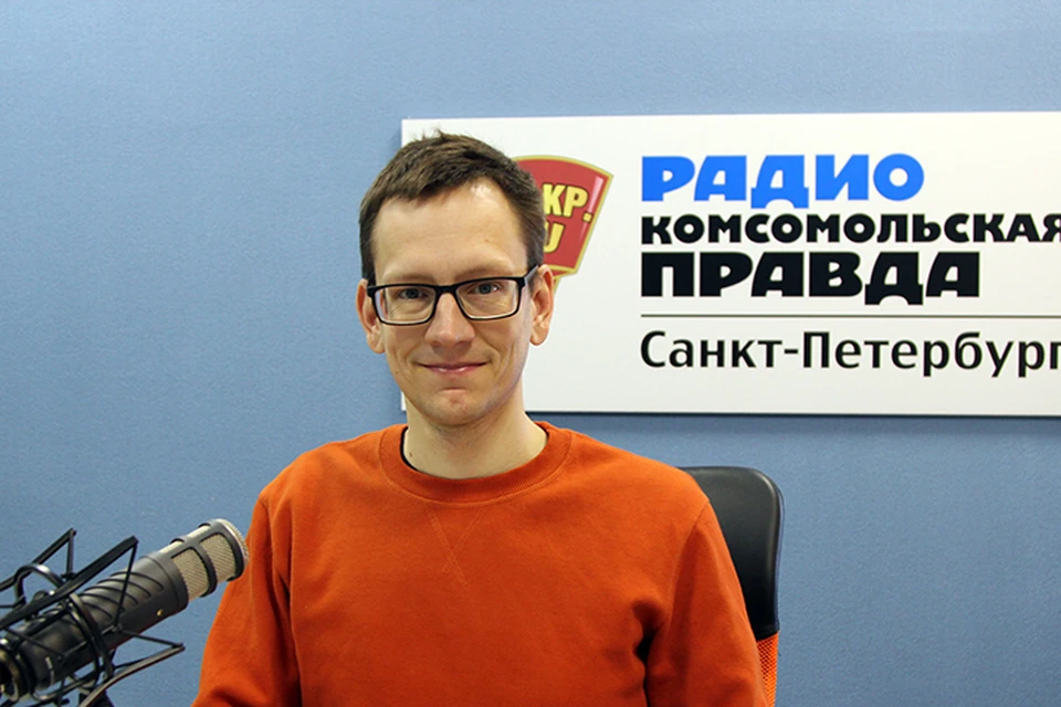 Константин AcademeG Заруцкий в студии радио «Комсомольская Правда в Петербурге», 92.0 FM