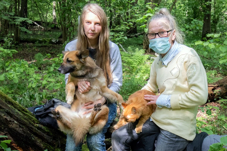 Последний год женщины провели в подмосковном лесу, живя в палатке