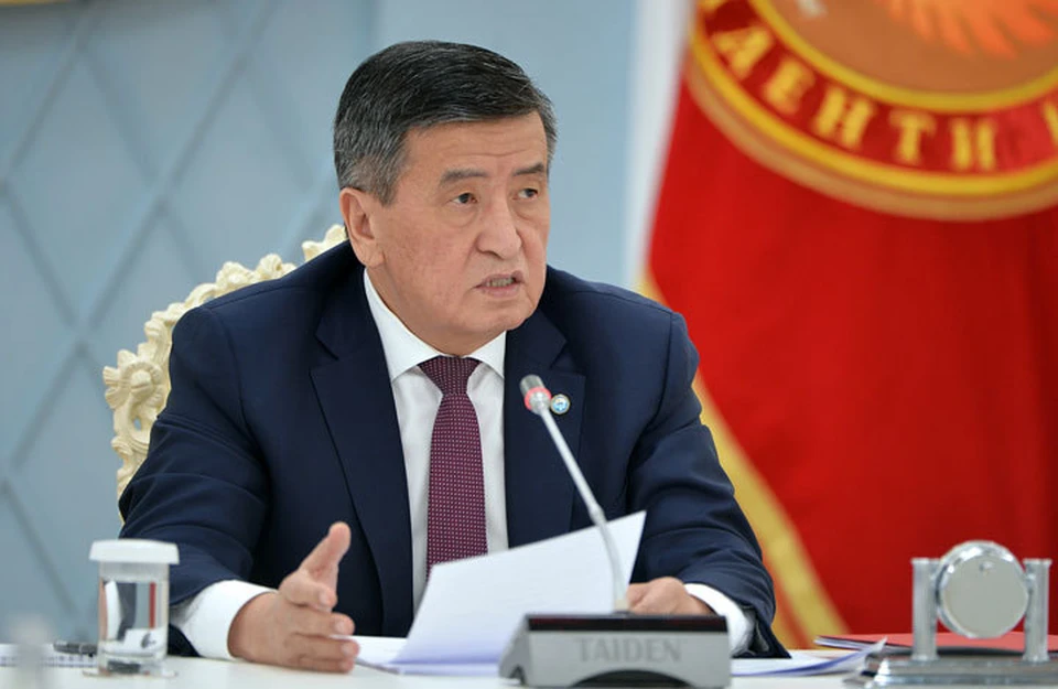 Президент заслушал информацию по эпидемиологической ситуации в Кыргызстане.