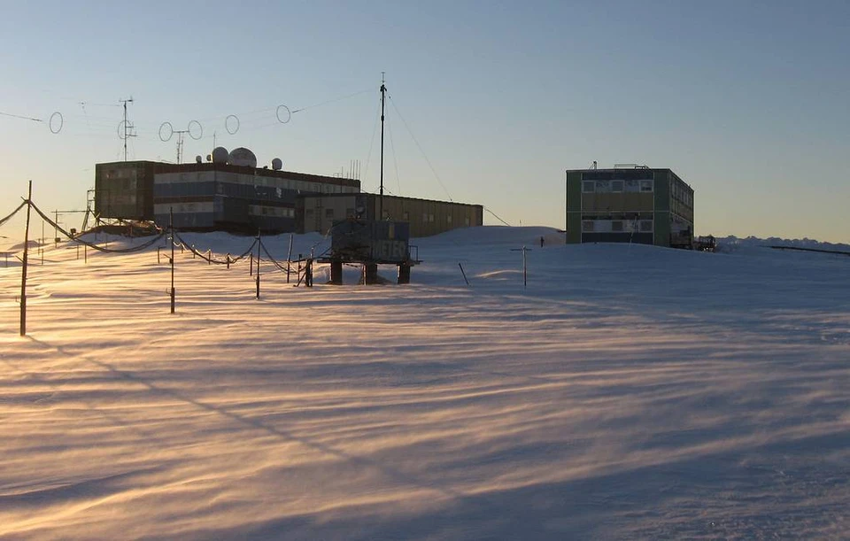 Станция "Мирный" в Антарктиде. Фото: Википедия