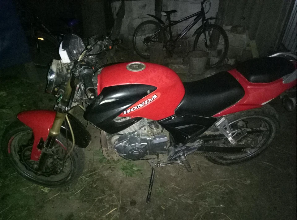 В Глазуновском районе 16-летний мотоциклист сбил подростка. Фото: Госавтоинспекция Орловской области