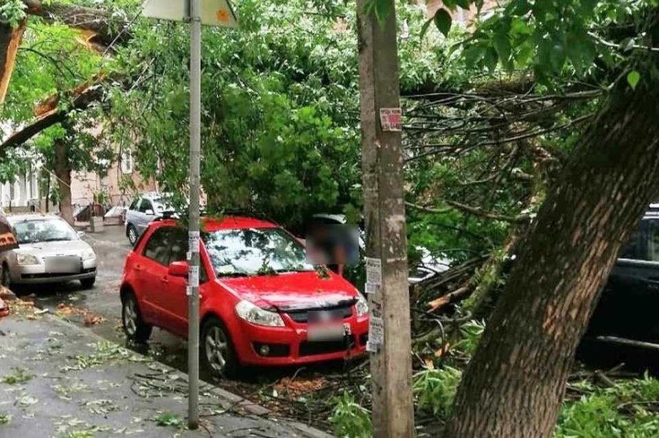 Фото пострадавших иномарок появилось в Сети. Фото: группа Вконтакте "Ростов-Главный".