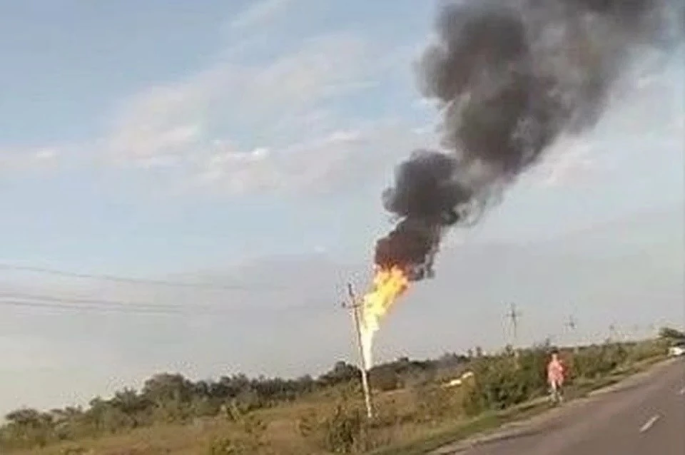 Спасателям пришлось сжечь больше 550 тонн газа прежде чем рабочие смогли приступить к ремонту газопровода