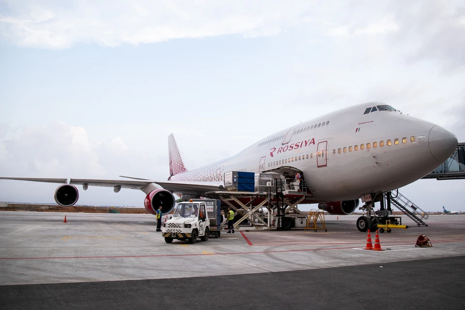 Boeing 747 прибыл в Сочи из Владивостока
