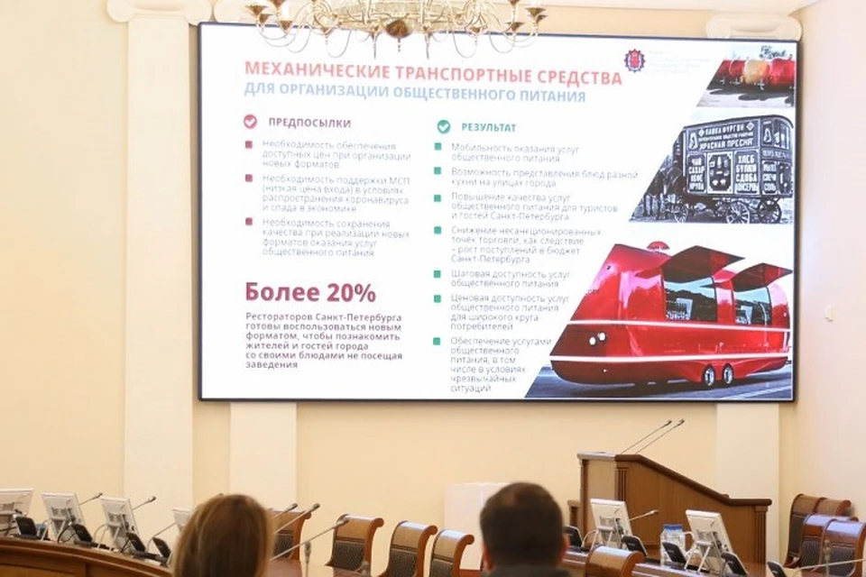 Передвижные кафе и ларьки с фермерскими продуктами появятся на улицах Петербурга. Фото: gov.spb.ru