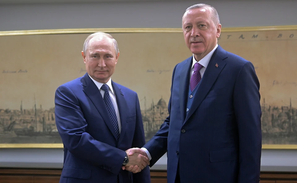 Владимир Путин и Рэджеп Эрдоган