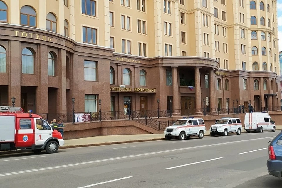 Эвакуация началась примерно в 13.50