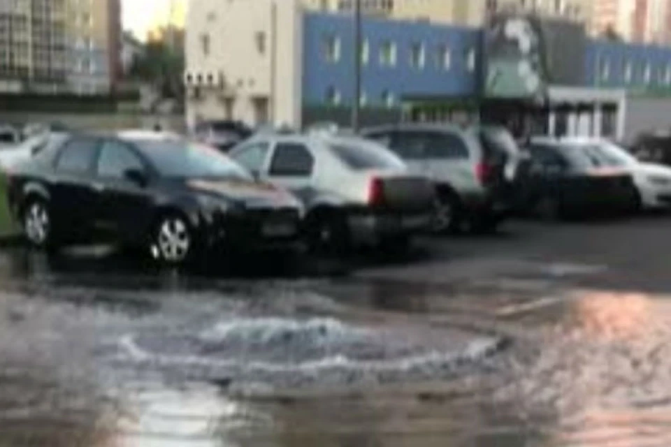 Фонтан на Вильского Фото: стопкадр с видео
