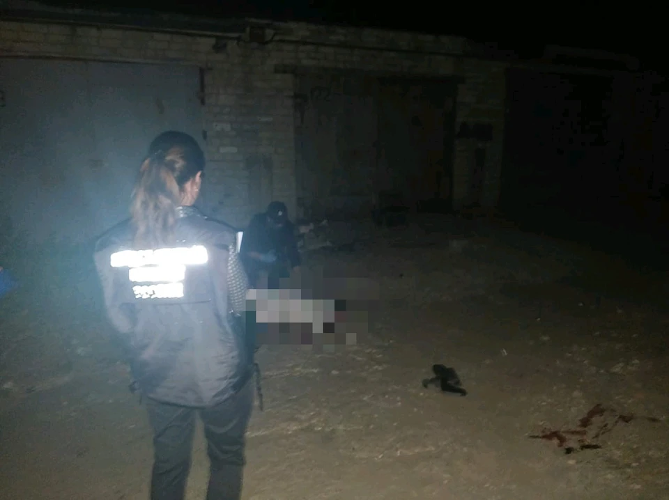 Мужчина был убит около гаража