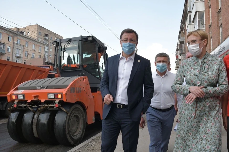 Дмитрий Азаров проверил, как в Самаре ремонтируют дороги