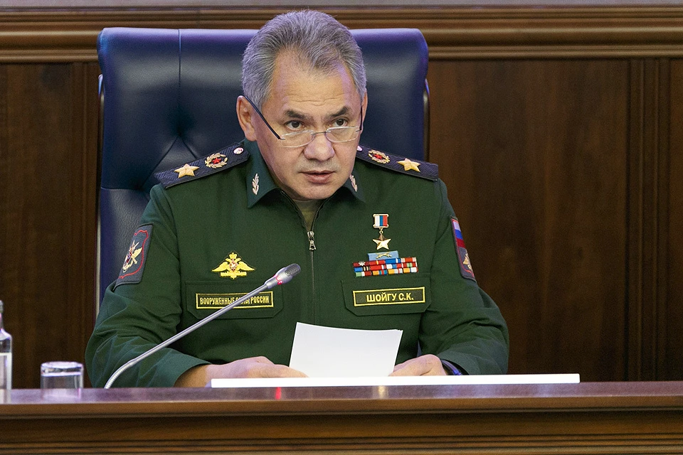 Министр обороны РФ генерал армии Сергей Шойгу.