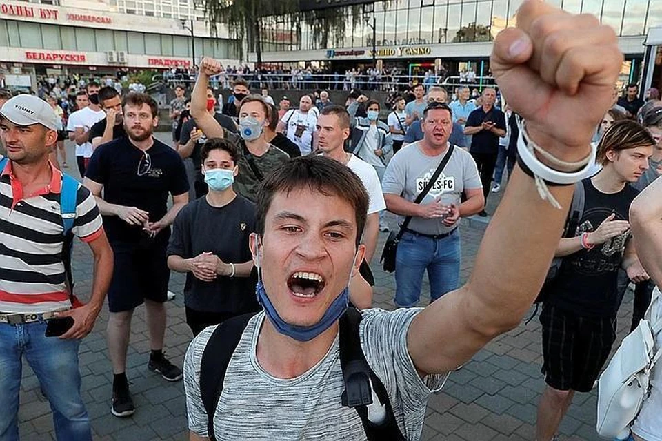 Количество людей на второй стадии протестов в Минске увеличилось, однако этого все равно недостаточно