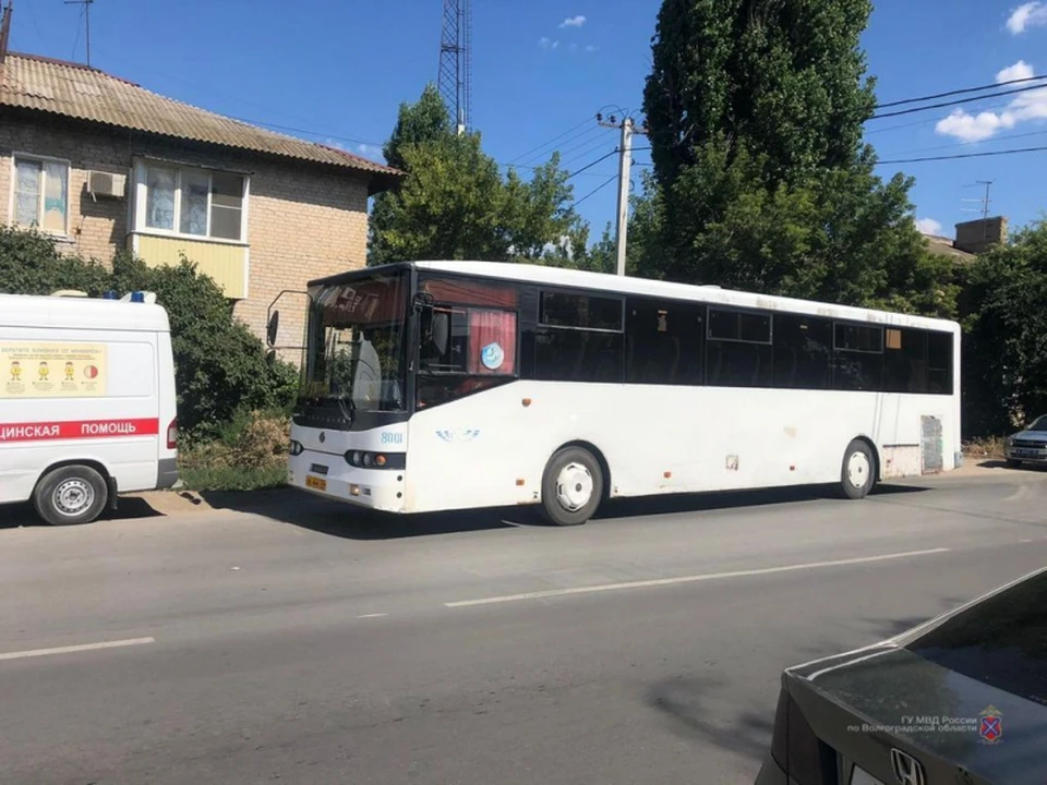 Водитель автобуса начал движение, не убедившись, что все пассажиры отошли на остановке на безопасное расстояние.