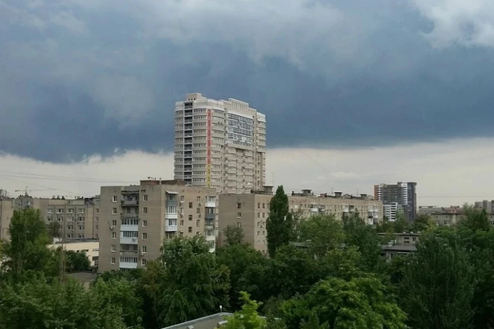 В Ростове похолодает из-за грозы