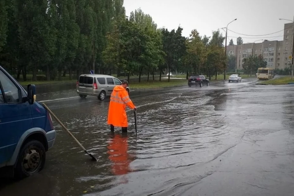 Липецк затопило