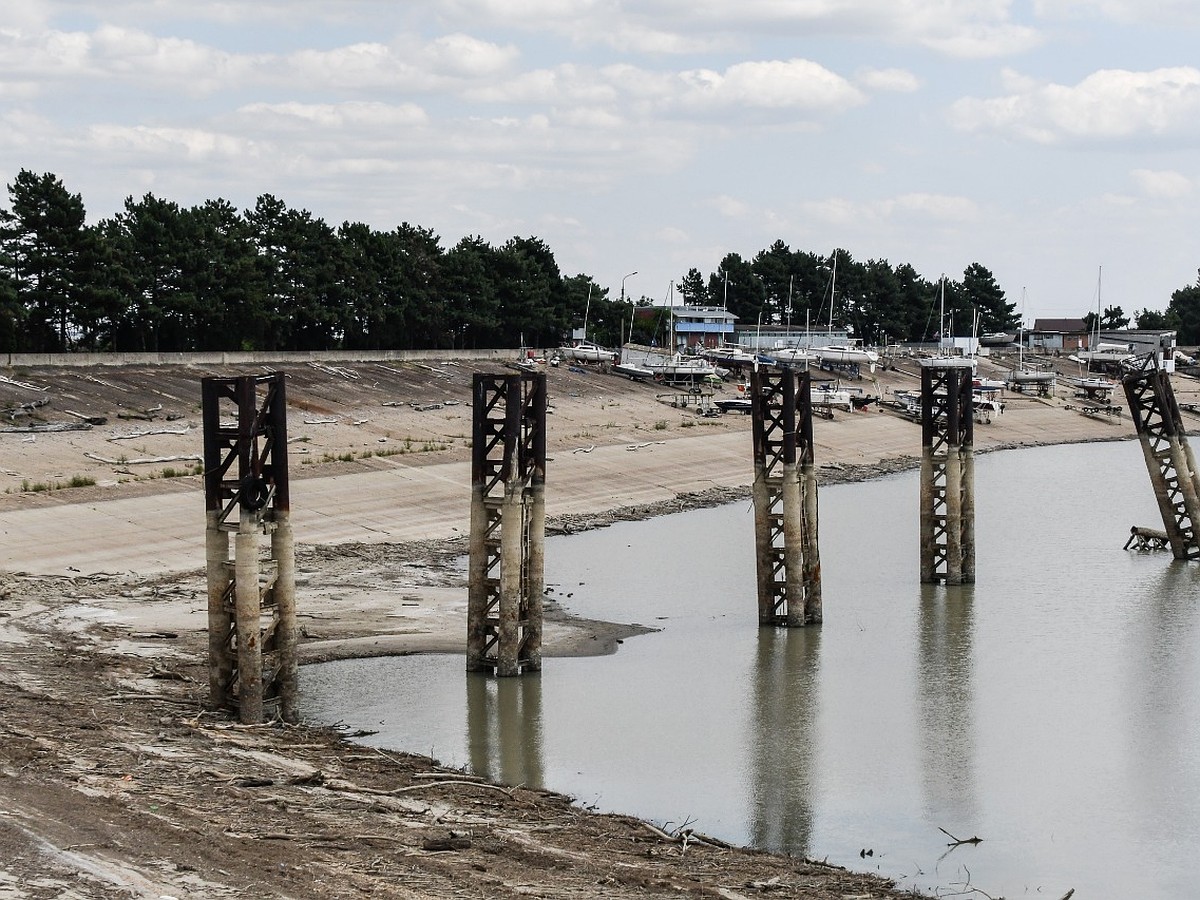 Критическая отметка: как выглядит Краснодарское водохранилище во время  засухи - KP.RU