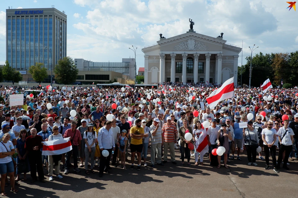 Исторический митинг прошел в Гомеле 16 августа