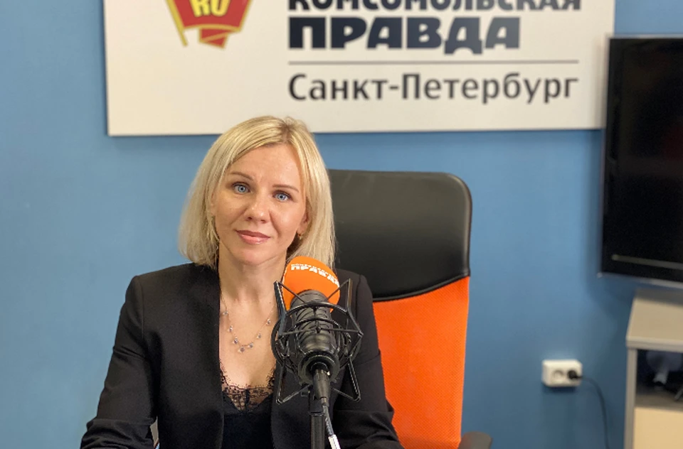 Юлия Самсоненко в студии радио «Комсомольская Правда в Петербурге», 92.0 FM