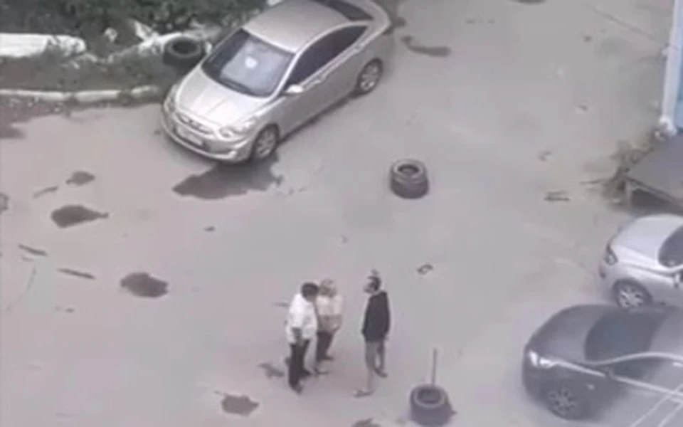 Очевидцы сняли конфликт на видео